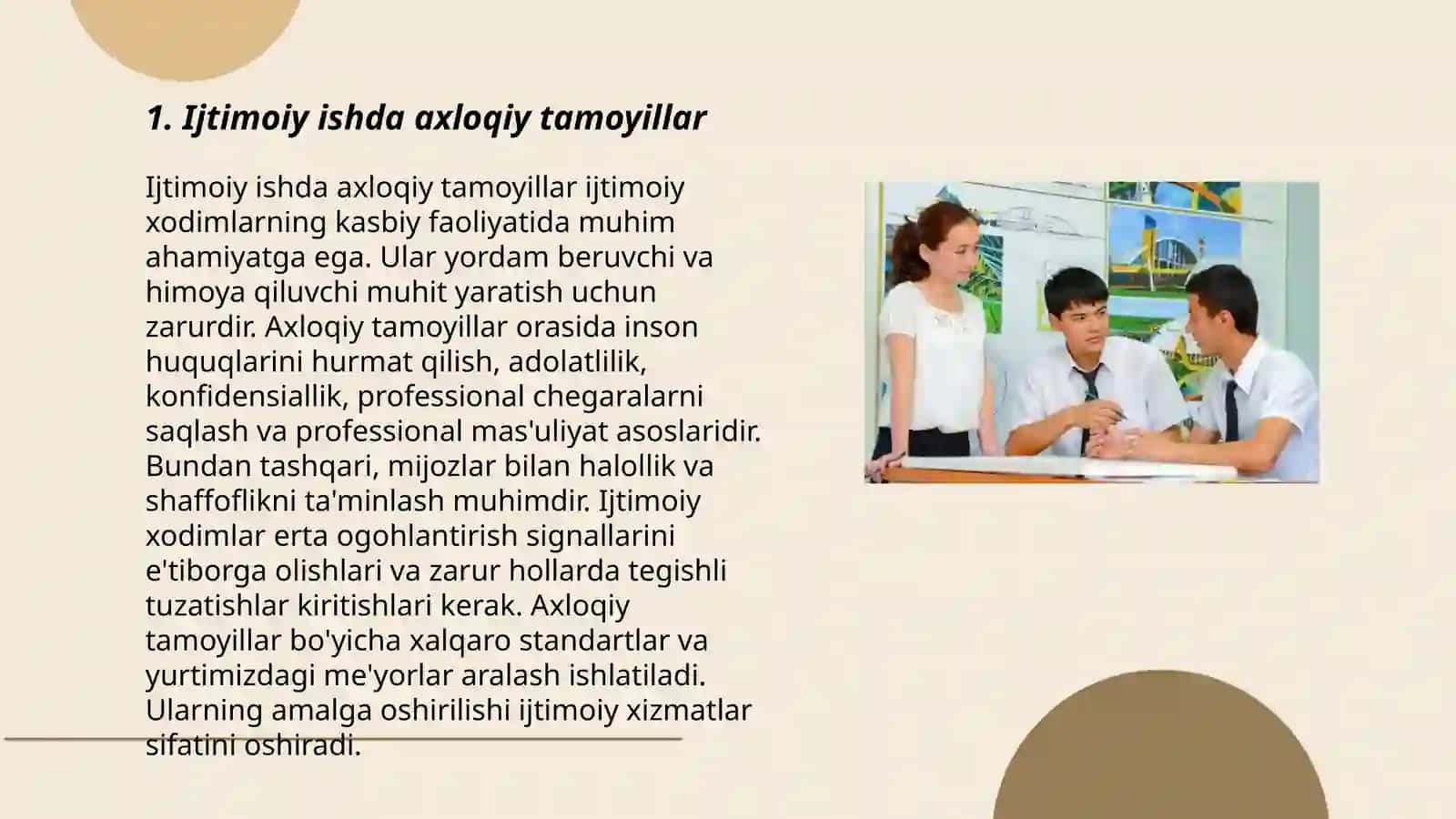 Turli Davlatlarning ijtimoiy ish axloqiy kodekslari 3