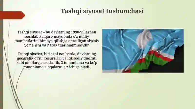 Tashqi siyosat tushunchasi 3