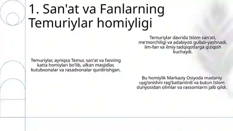 Amir Temur va Temuriylar davri renessansi 3