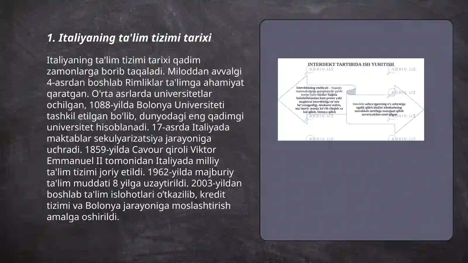 Italiya taʼlim tizimi 3