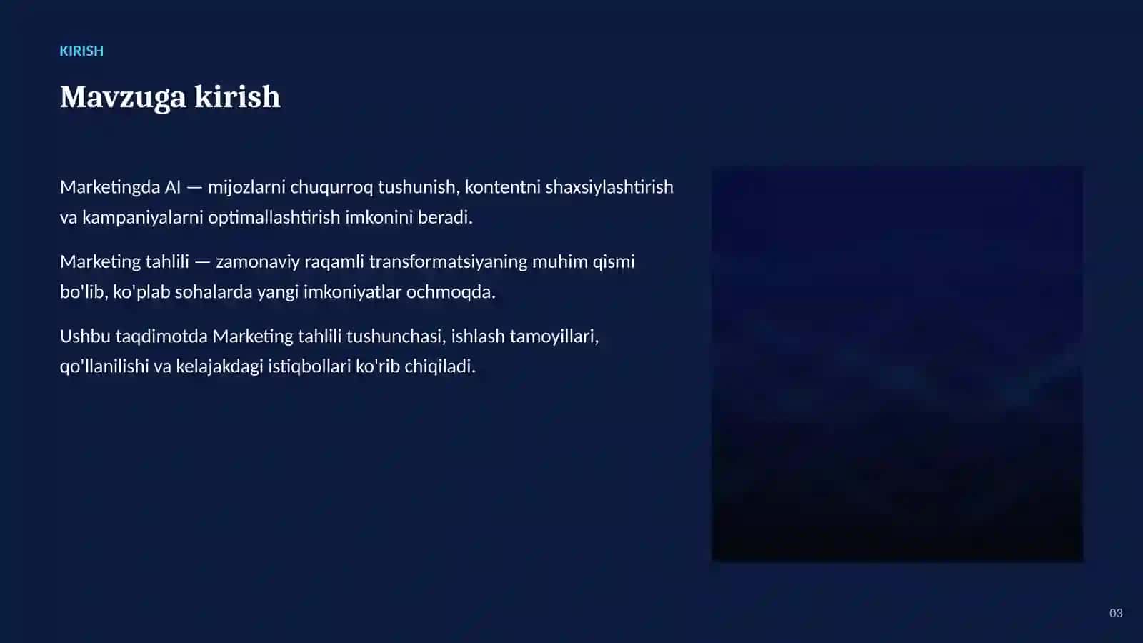 SUN'IY INTELLEKT • AI MARKETING VA SAVDODA 3