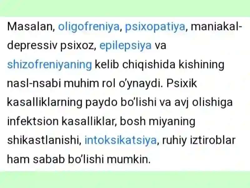Psixologik kasalliklar 3