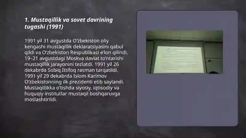 O'zbekistonning eng yangi tarixi 3