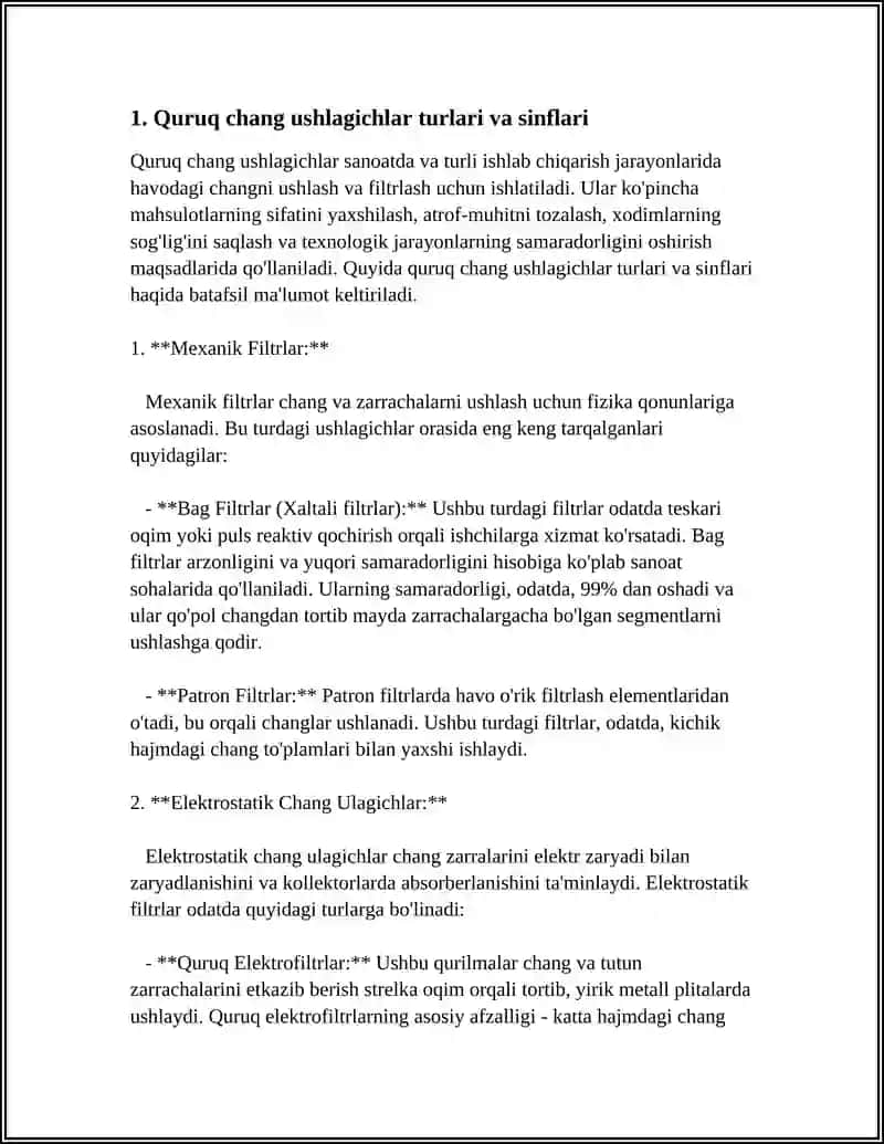 QURUQ CHANG USHLAGICHLAR 3
