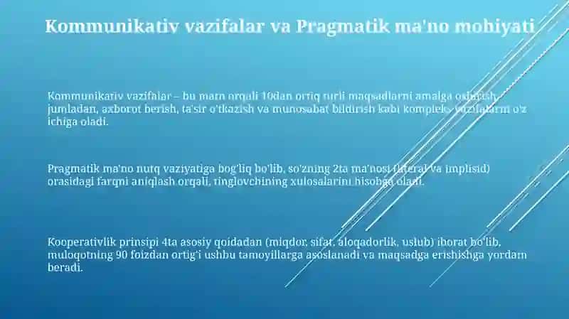Matnning kommunikativ-pragmatik aspekti 3