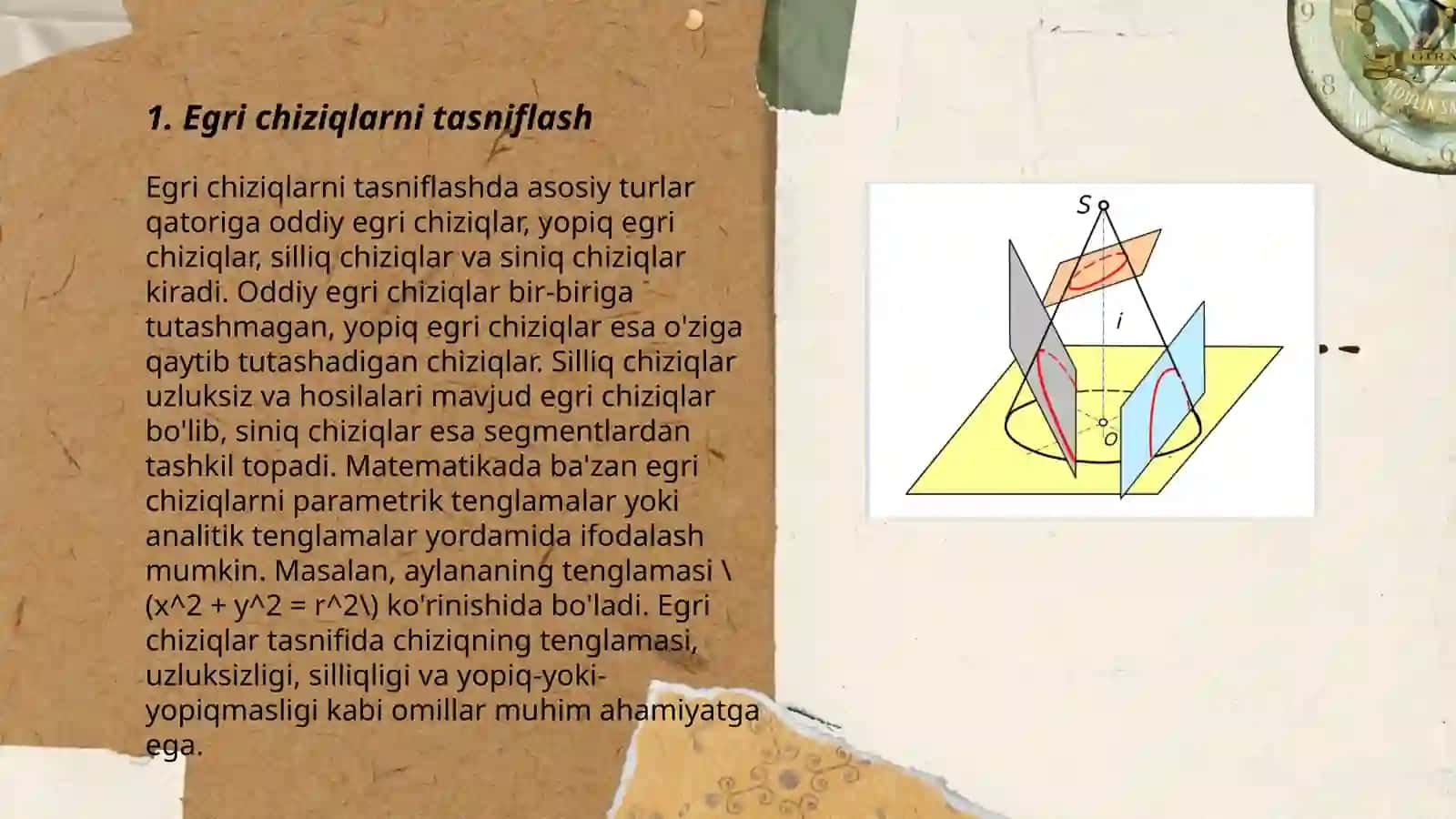 Egri chiziqli chiziqlar 3