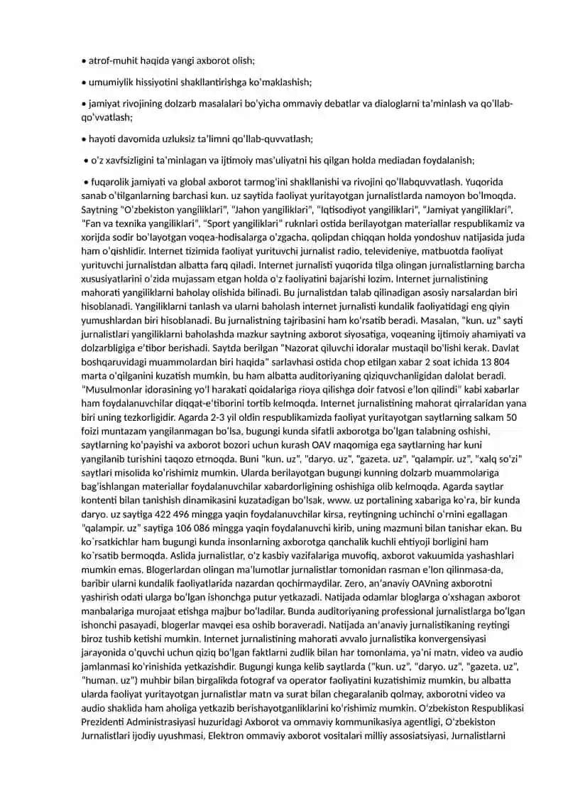 МЕDIА МАYDОN VА INТЕRNЕТ IМКОNIYАТLАRI 3