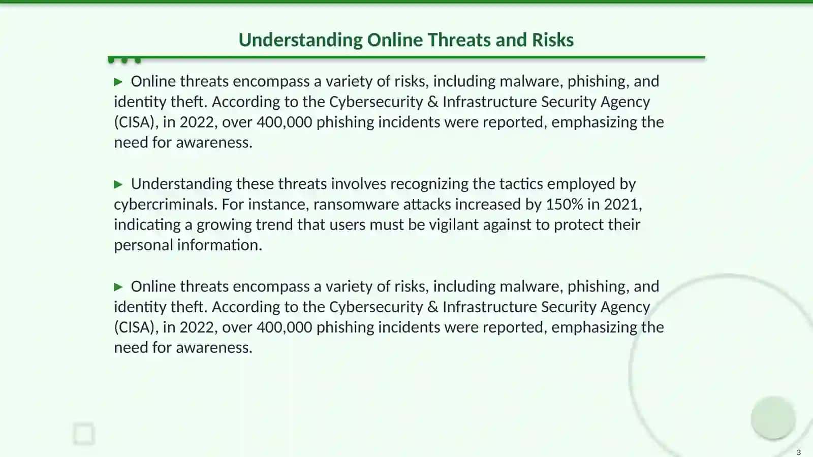 A21 — Describe how people stay safe online 3