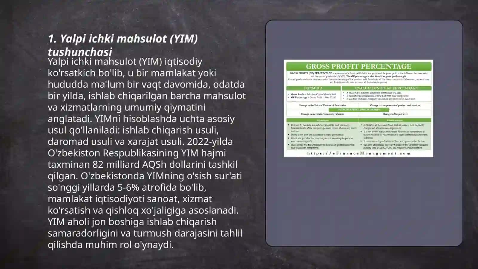 Yalpi ichki mahsulot va milliy daromad 3