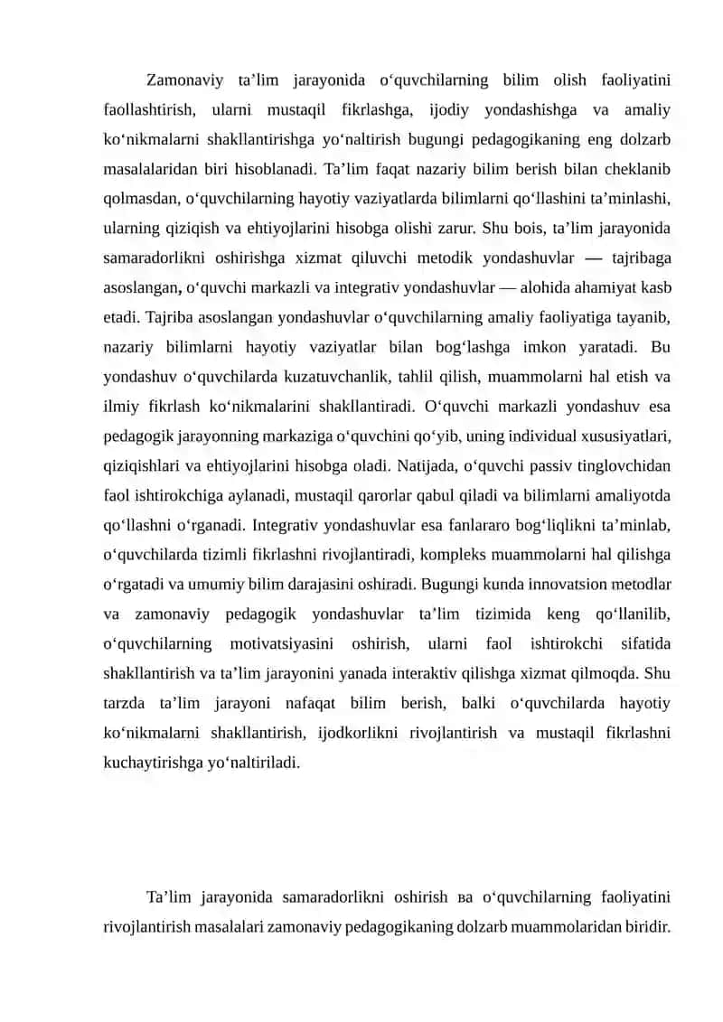"MASOFAVIY TA’LIM TEXNOLOGIYALARI" REFERATI 3