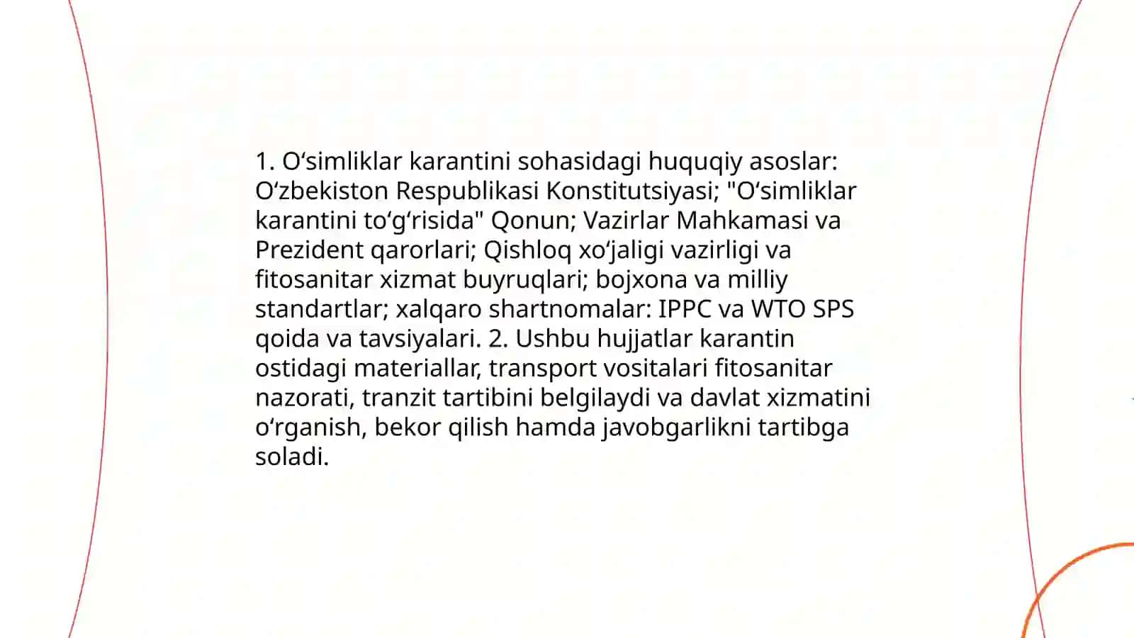 O'simliklar karantini bo'yicha davlat xizmati 3