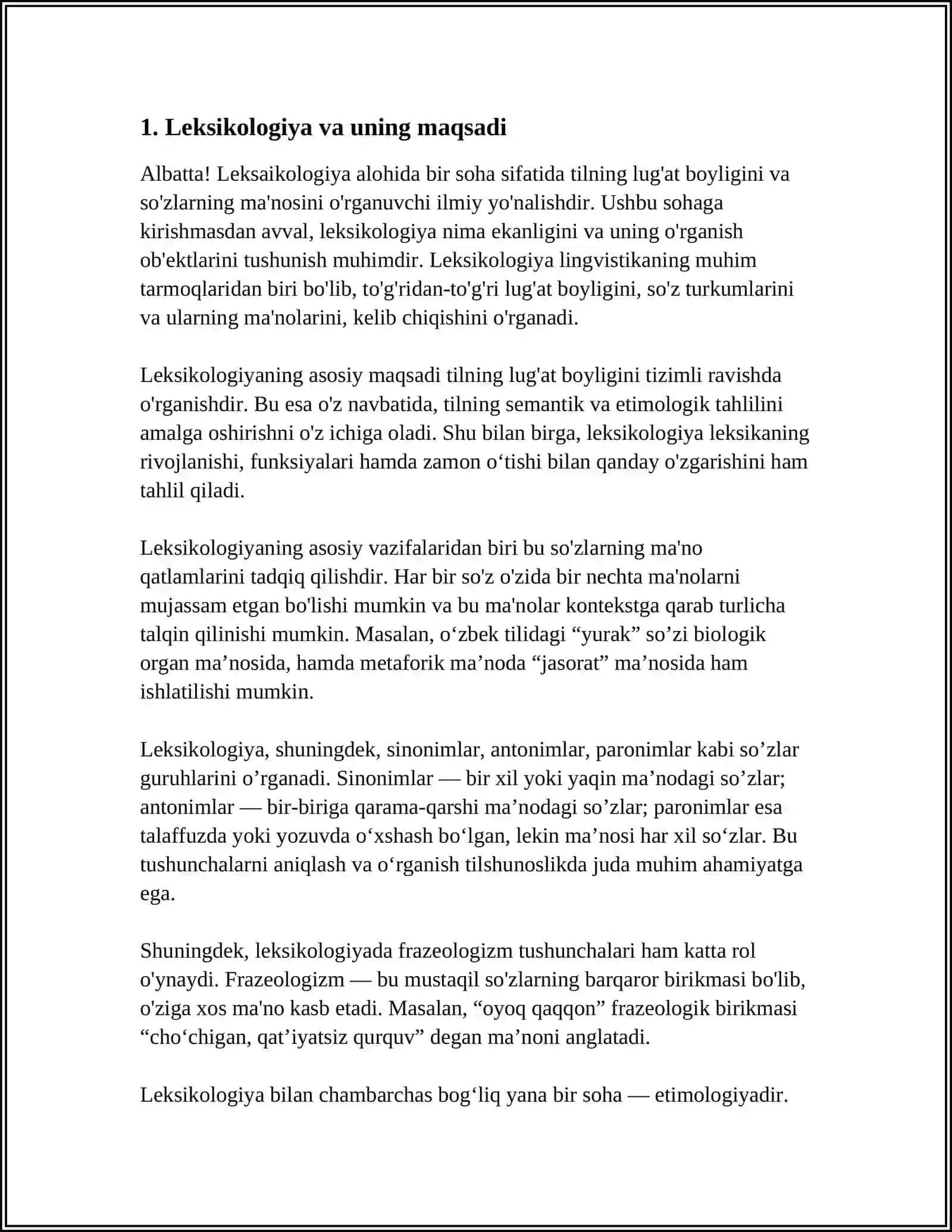 LEKSIKOLOGIYA 3