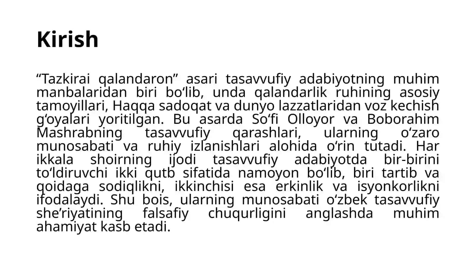 So‘fi Olloyor va Boborahim Mashrab tasavvufiy qarashlari 3