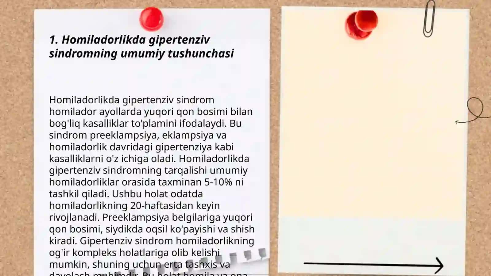 Homiladorlikda gipertenziv sindrom. Preeklampsiya, eklampsiya 3