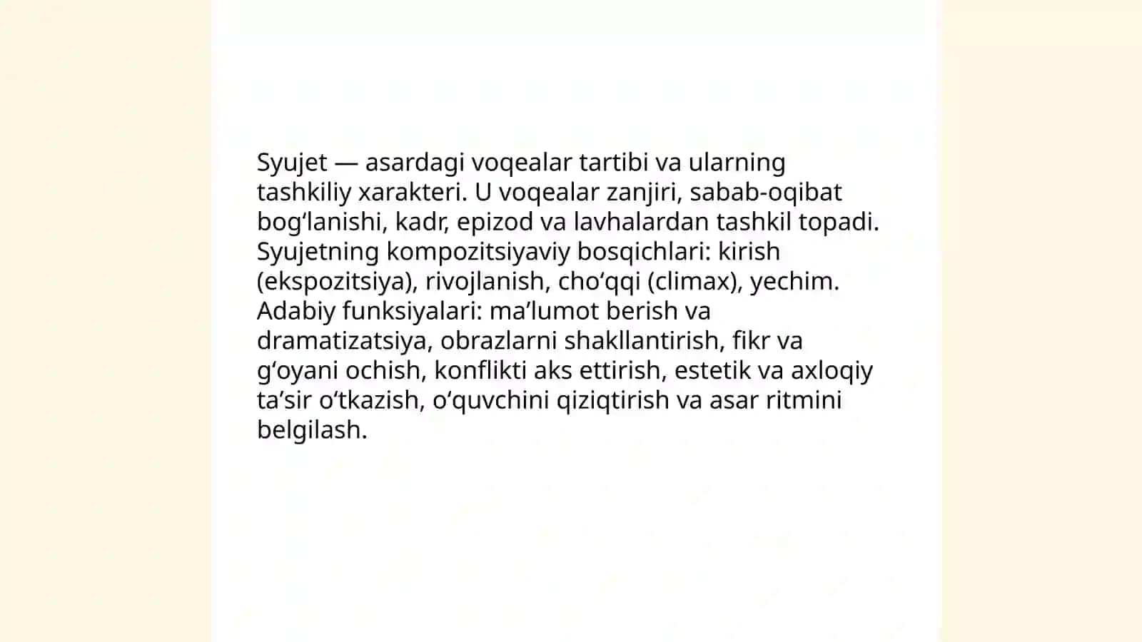 Syujet tushunchasi va uning adabiy funksiyalari 3