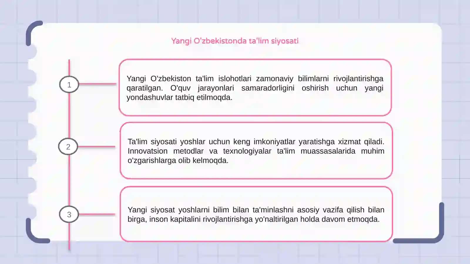 Yangi O'zbekistonda ta'lim islohotlari 3