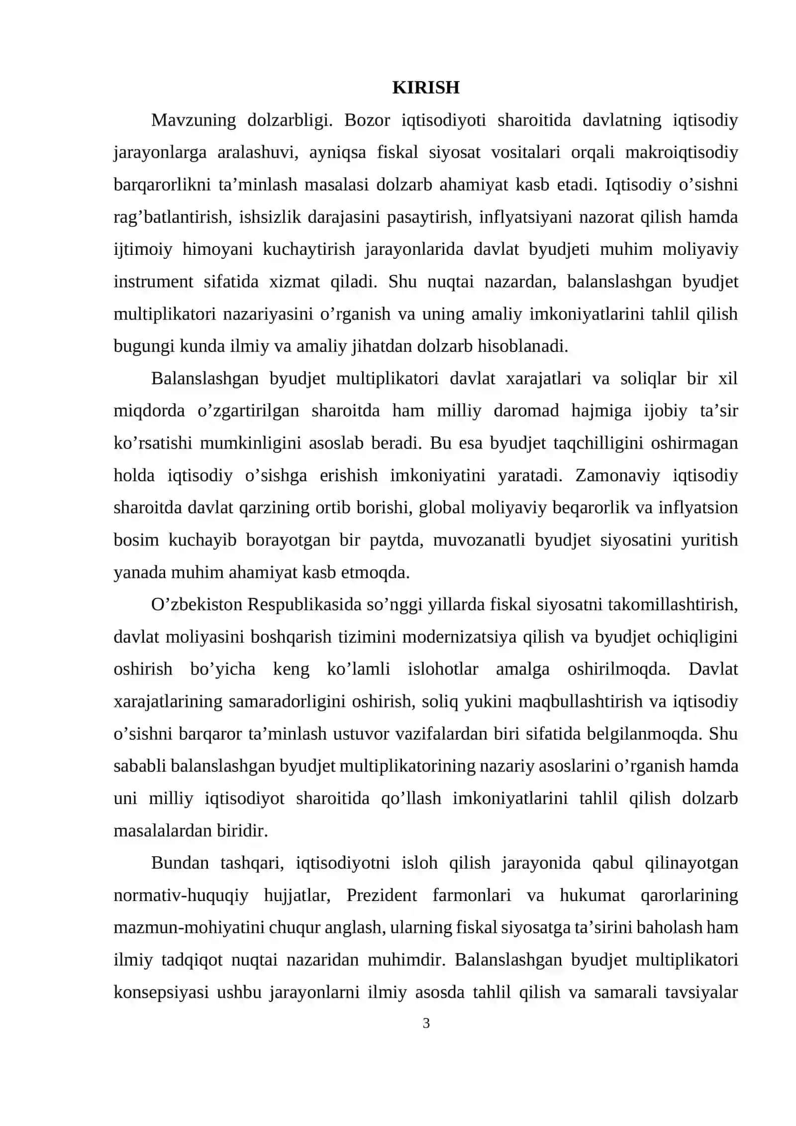 BALANSLASHGAN BYUDJET MULTIPLIKATORI 3