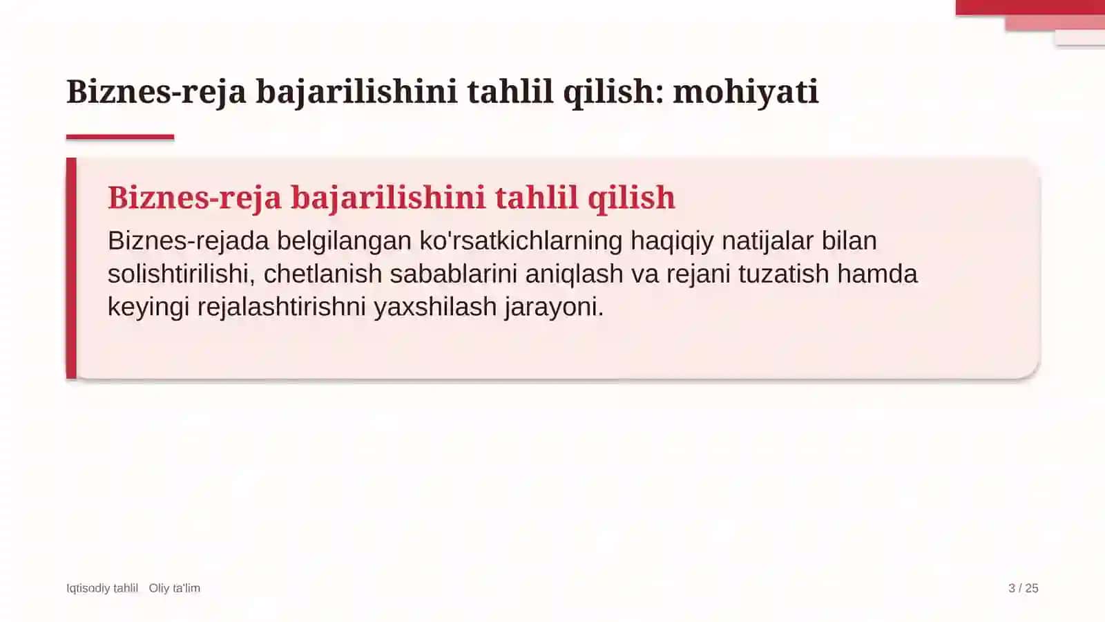 robototexnikada biznes reja bajarilishini tahlil qilish 9332 3