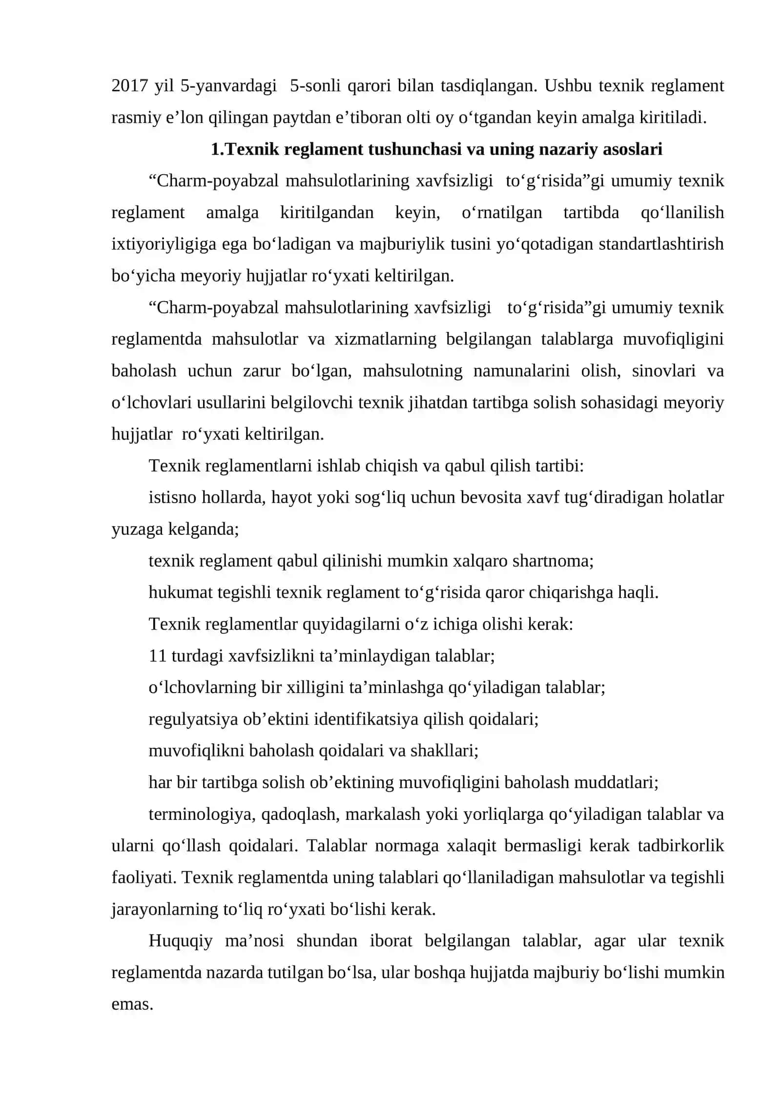 TEXNIK REGLAMENTLAR TURLARI 3