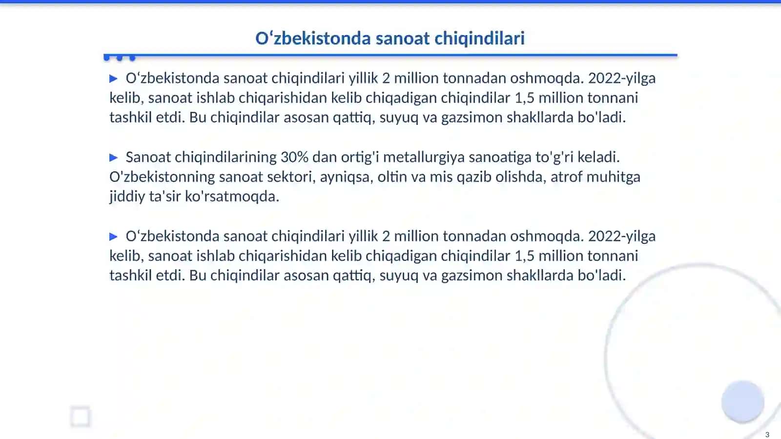 Sanoat chiqindilarining atrof muhitga taʼsiri 3