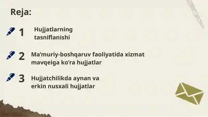 Hujjat turlari 3