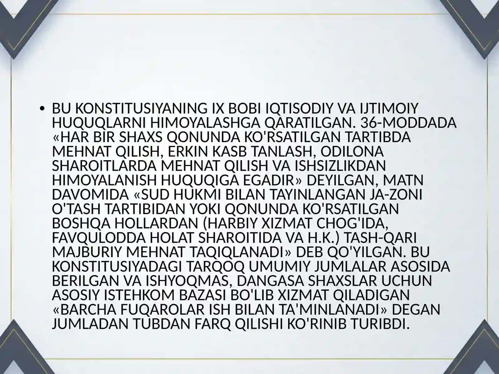 MEHNAT MUHOFAZASIGA OID DAVLAT QONUNCHILIGI 3