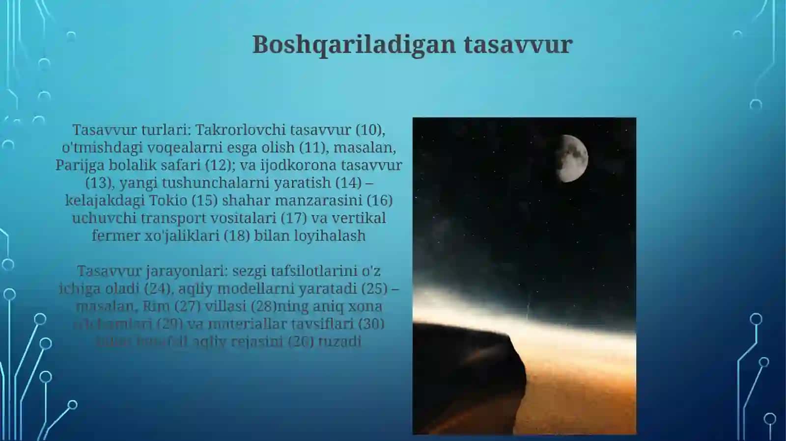Tasavvur jarayonlari 3