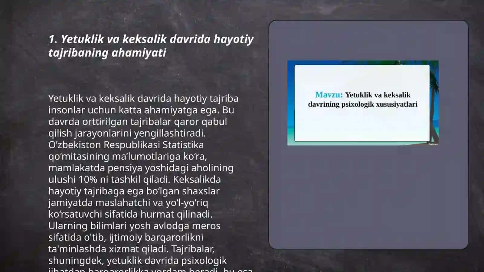 Yetuklik va keksalik davrining psixologik xususiyatlari 3