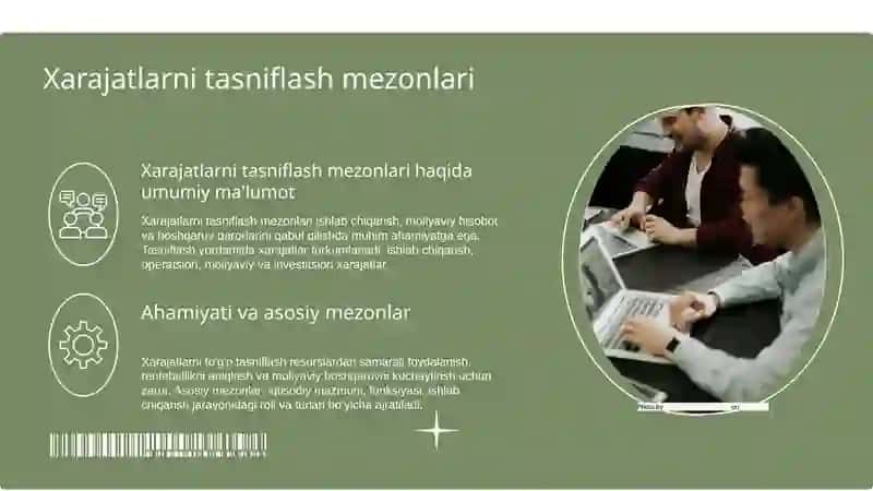 Xarajatlarni tasniflash mezomlari 3