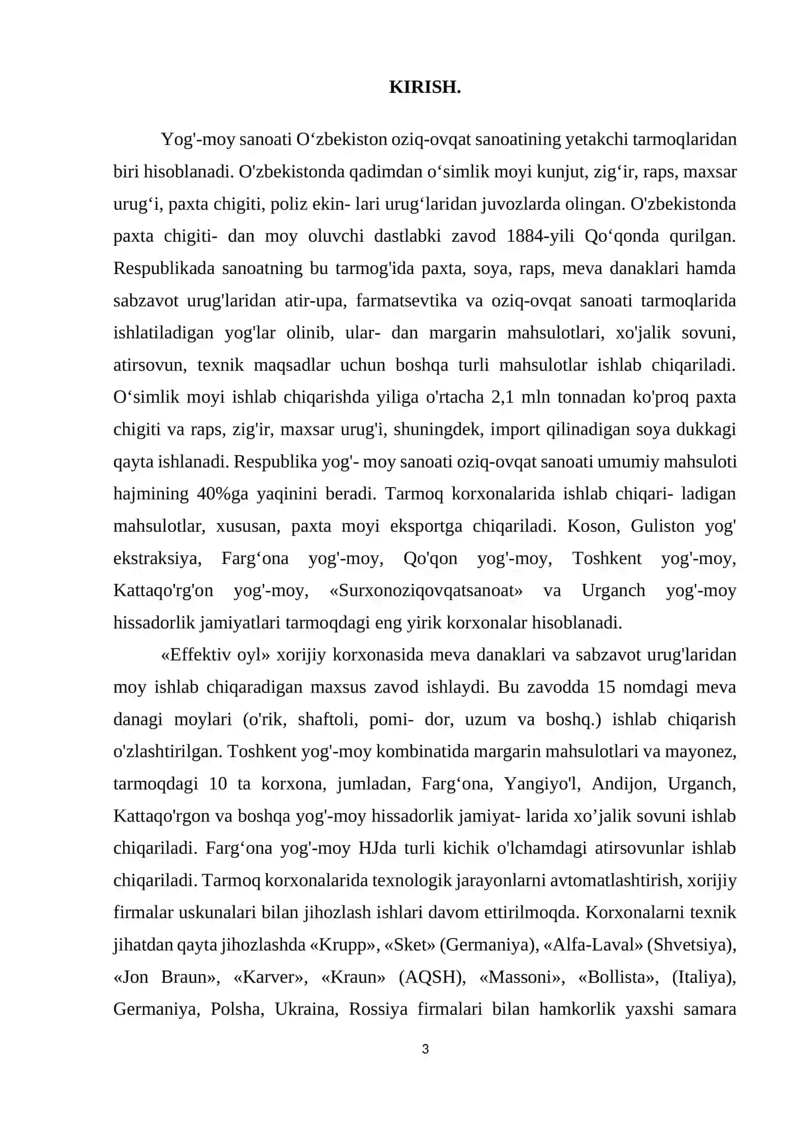 Совун асосига механик ишлов бериш технологияси 3