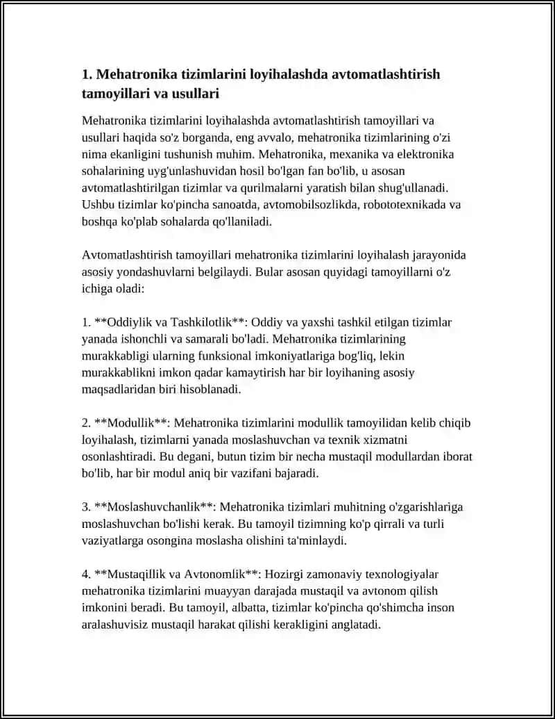 ISHLAB CHIQARISH KORXONALARIDA LOYIXALASHDA MEHATRONIKA VA ROBOTA TEXNIKA JIHOZLARI QO'LLASH 3