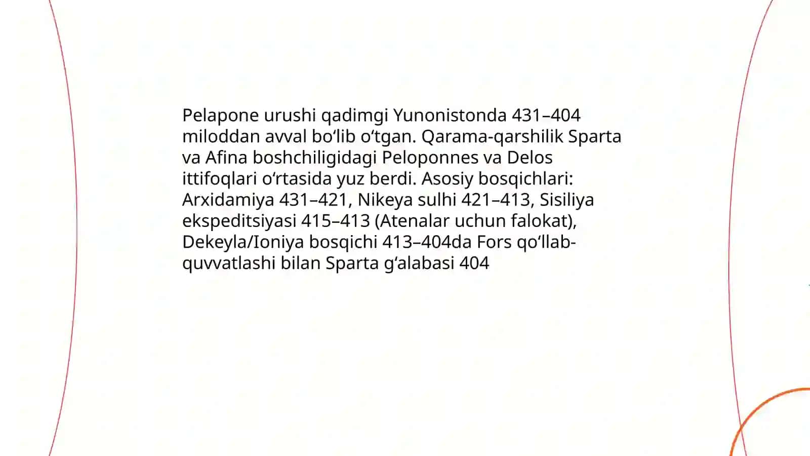 Pelapone urushi, uning sabablari,natijalari 3