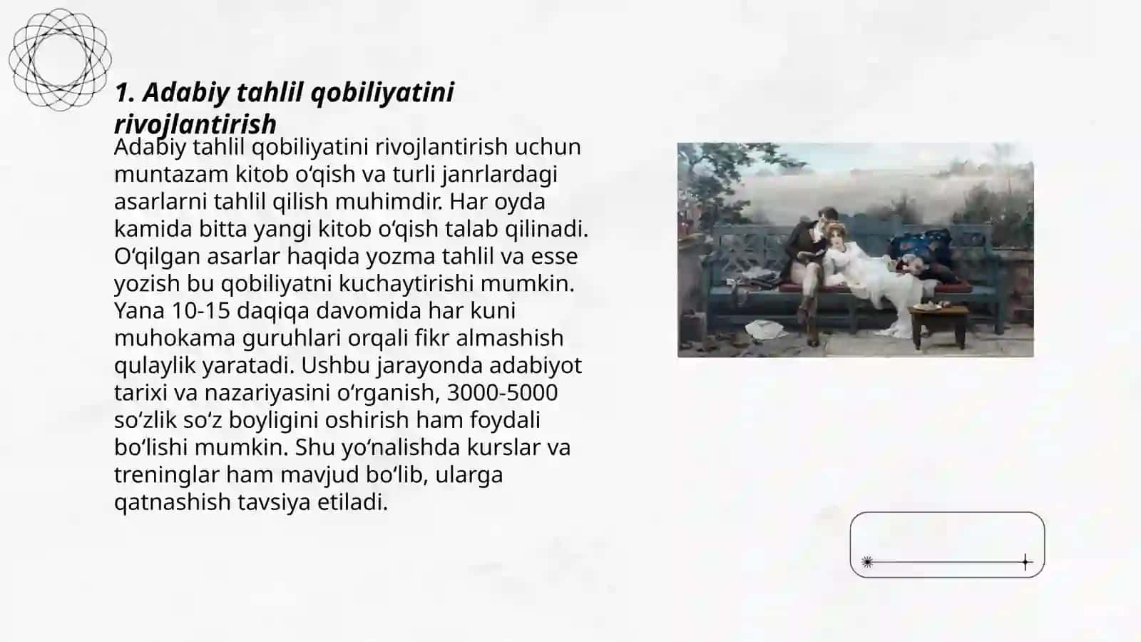 Adabiy tahlil qobiliyatini rivojlantirish 3