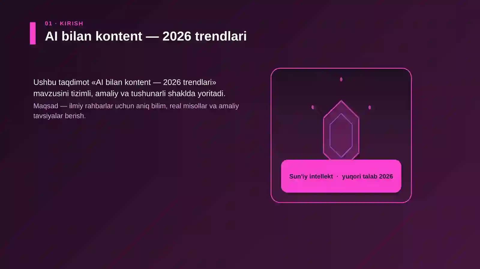 AI bilan kontent — 2026 trendlari 3