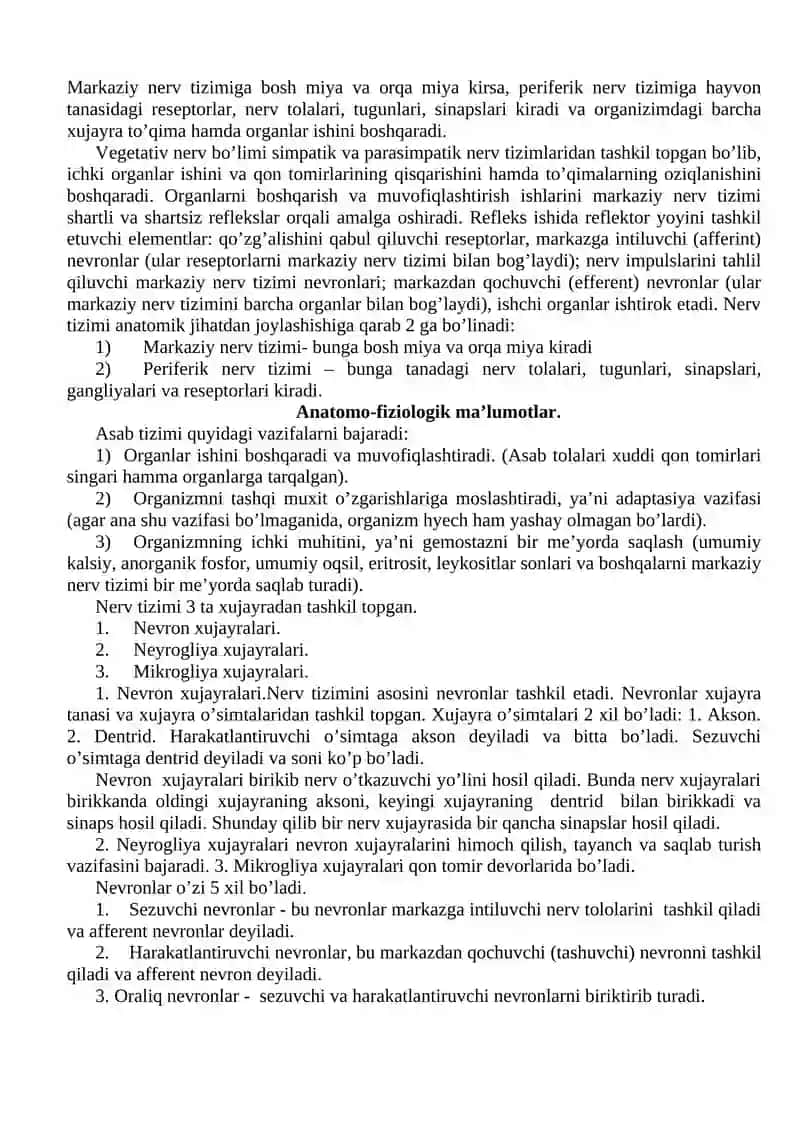 ASAB TIZIMINI TEKShIRISh 3