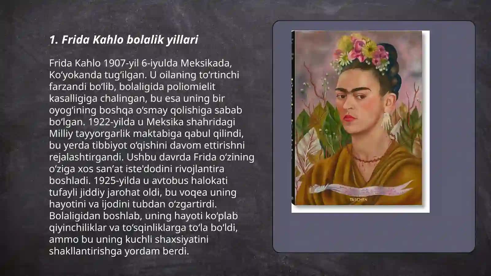 Frida Kahlo hayoti va ijodi 3