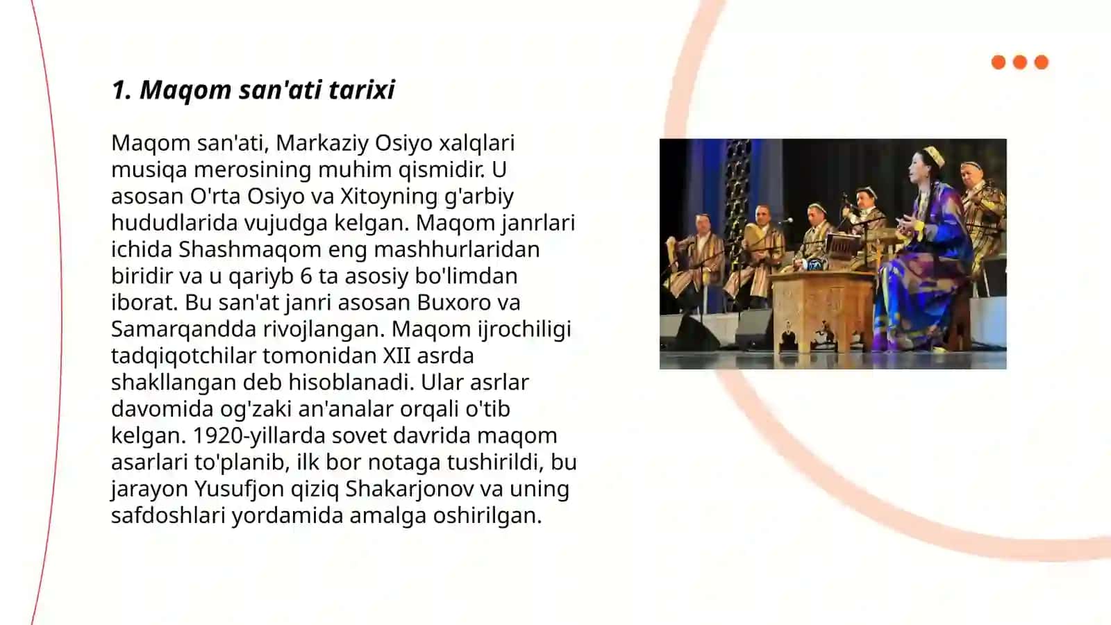 O'ZBEK MAQOM YO'LLARI VA NOMOYONDALARI XAQIDA 3