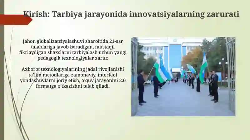 Tarbiya jarayonida innavatsion yondashuv 3