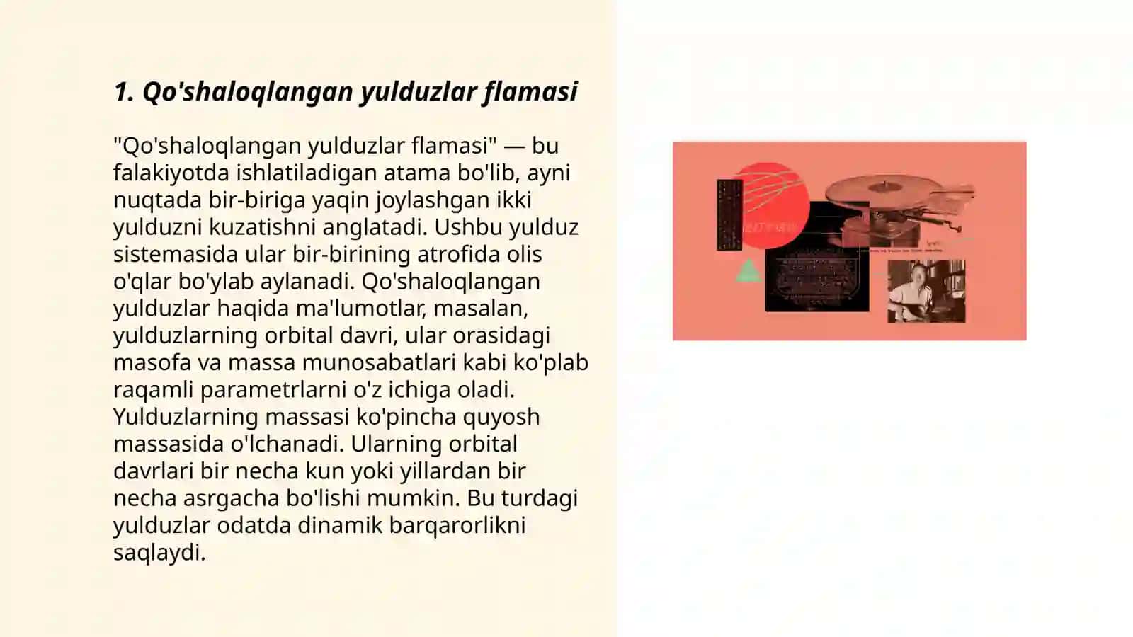Qo'shaloqlangan yulduzlar evolyutsiyasi 3