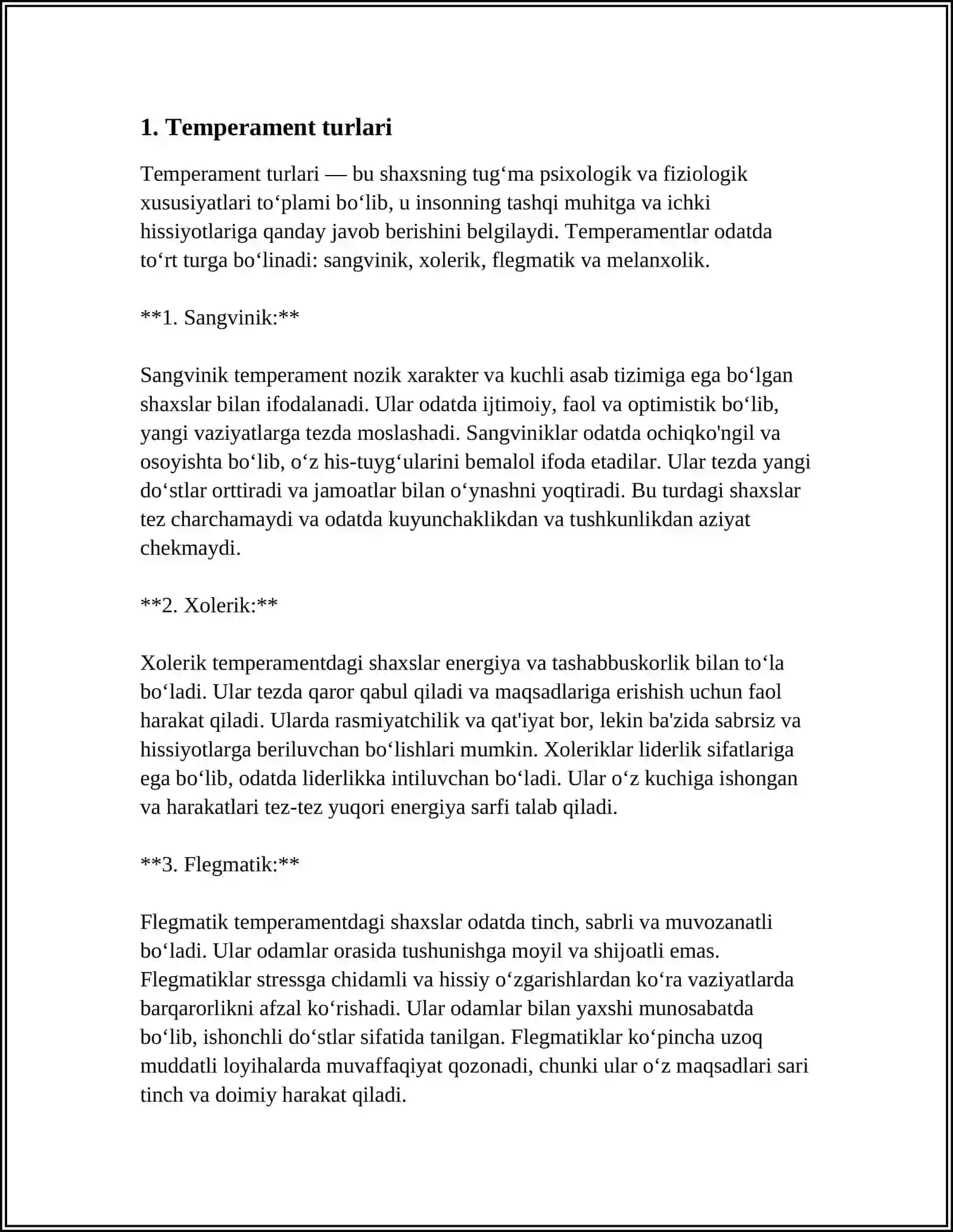 SHAXSNING PSIXOLOGIK XUSUSIYATLARI 3