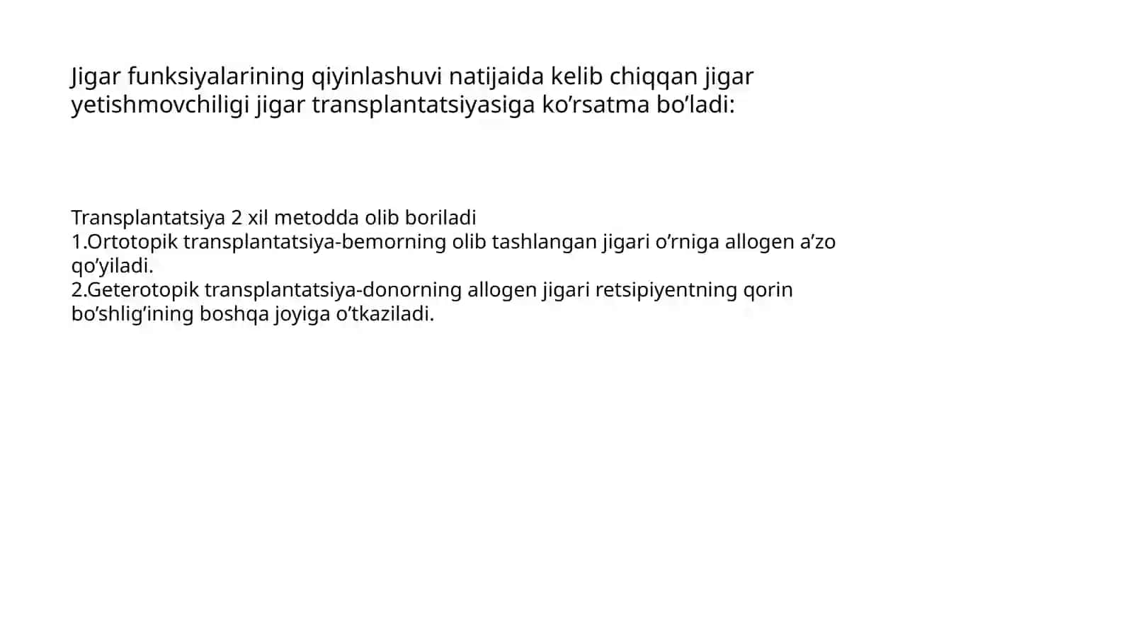 Jigar transplantatsiyasi 3