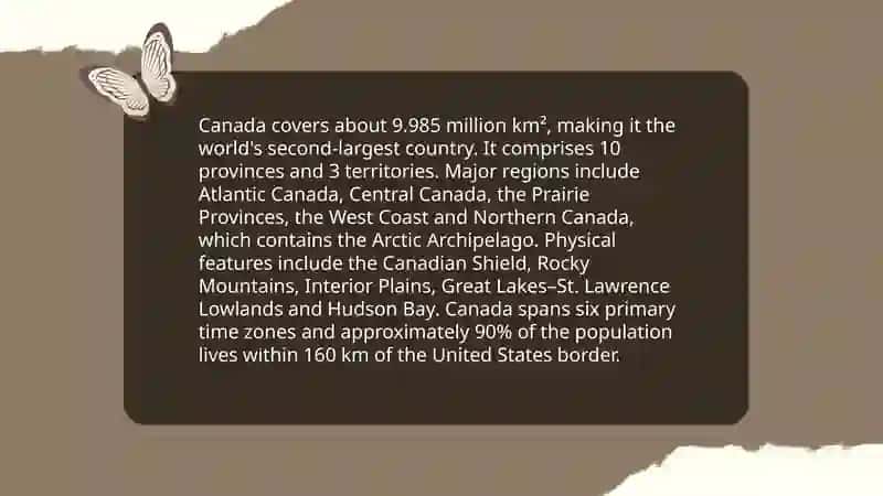 Canada Geography Presentation 3