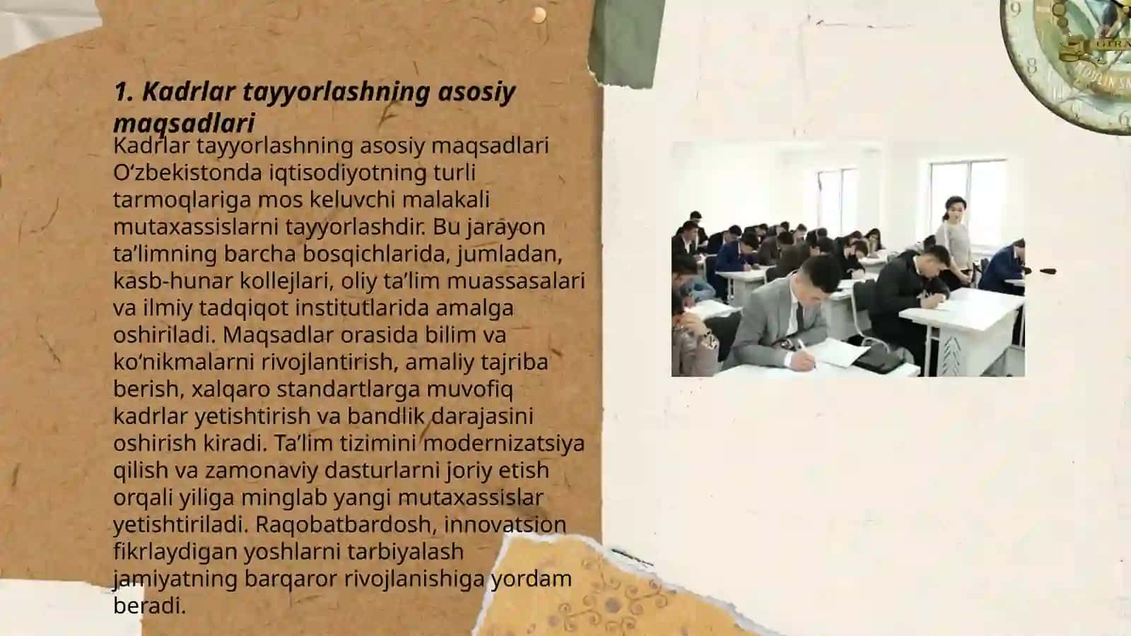 Kadrlar tayyorlashning asosiy maqsadlari 3