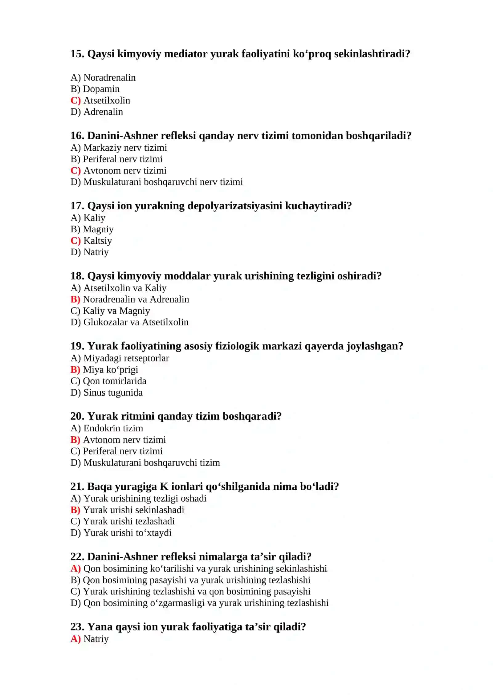 Yurak faoliyatini boshqarish 3