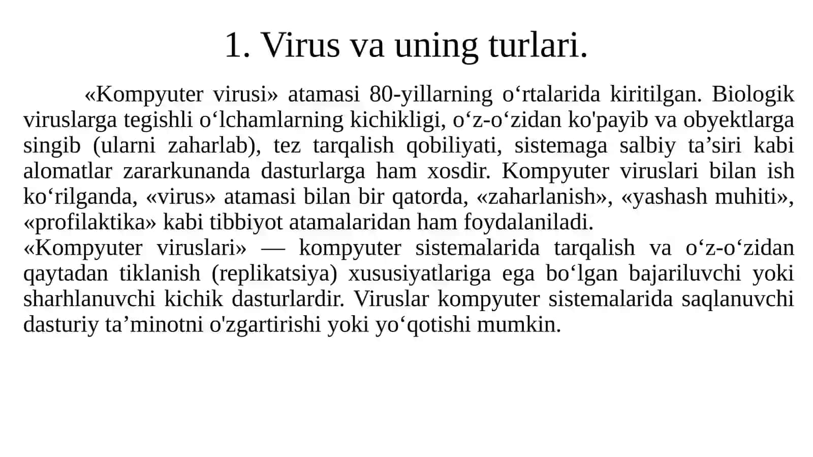 Kompyuter resurslari. Operatsion tizim buyruqlari 3
