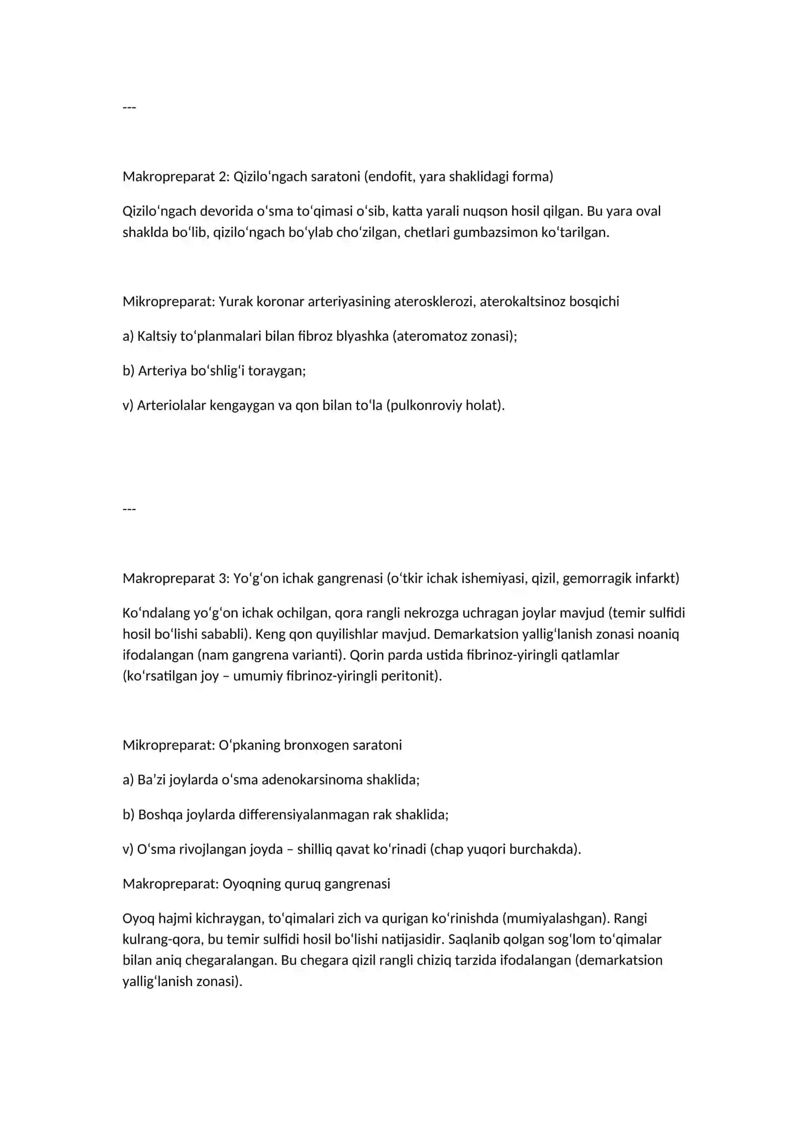 Makropreparat: Surunkali atrofik gastrit 3