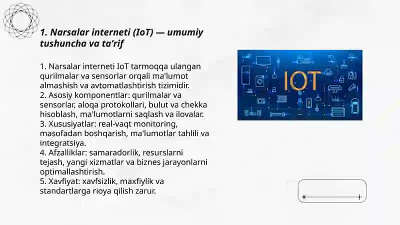 Narsalar interneti (IoT) - Umumiy Tushuncha va Ta'rif 3
