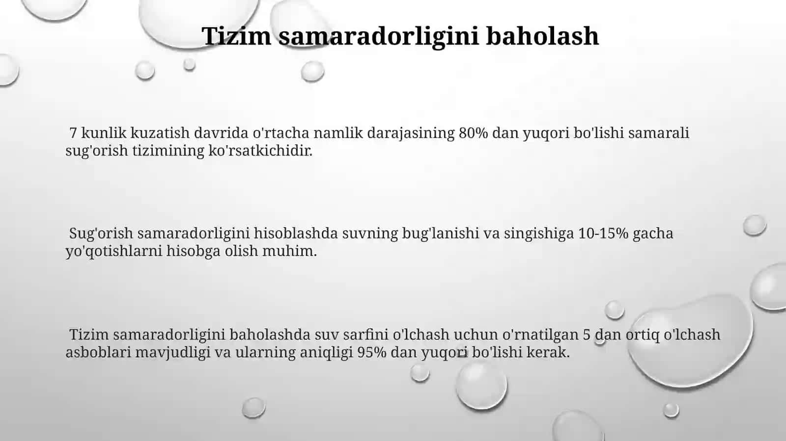 Damlatma sug'orish tizimini aniqlash 3