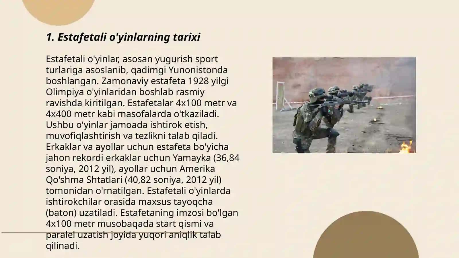 Estafetali milliy va harakatli o’yinlarni o'tkazish 3