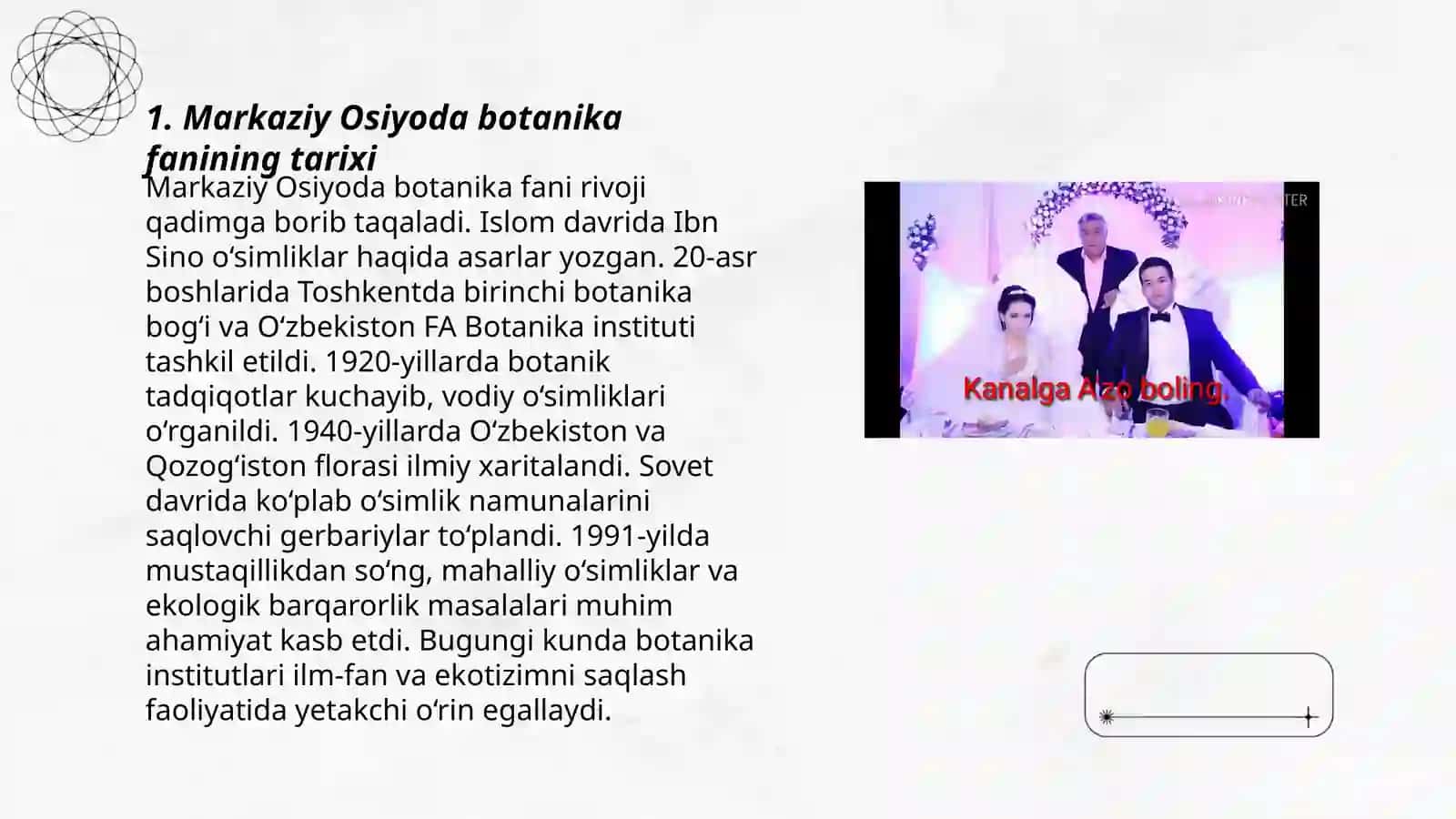 Markaziy Osiyoda botanika fanining rivojlanishi 3